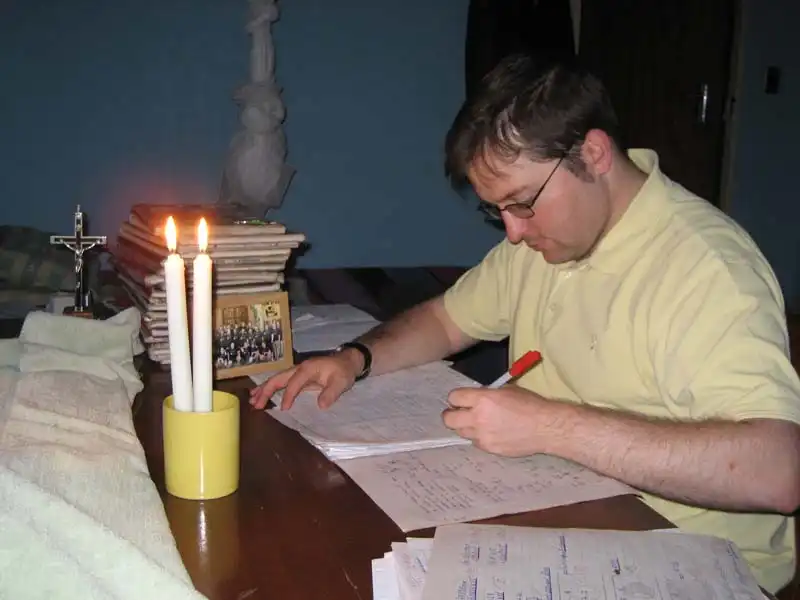 Marking by candlelight