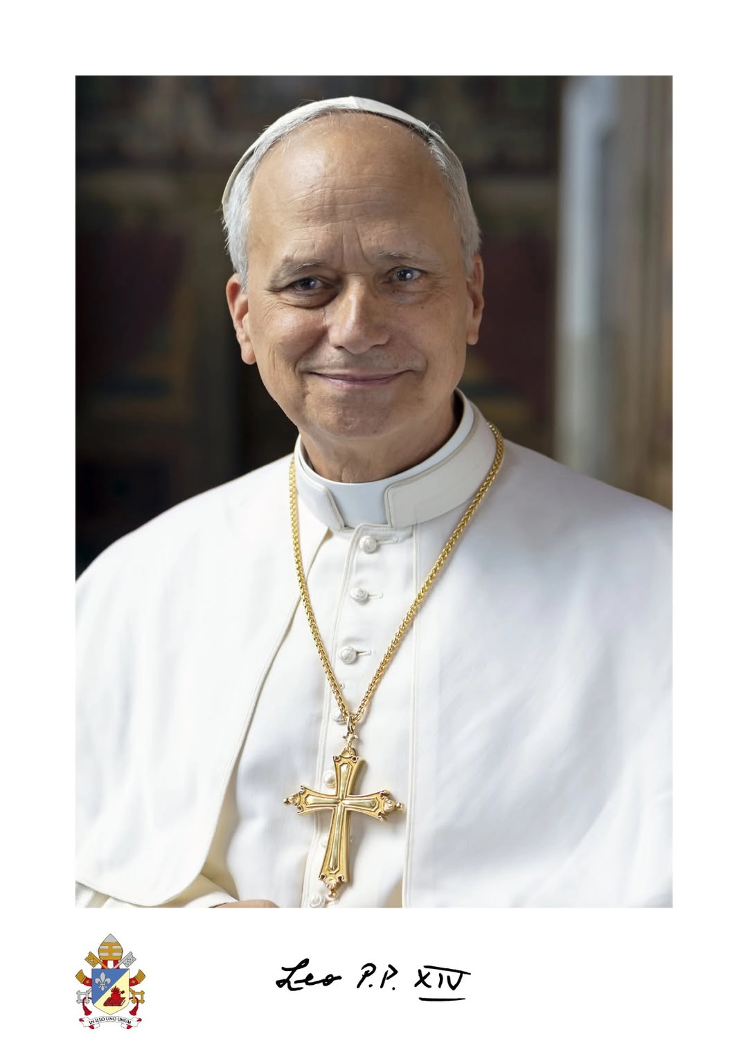 Pope Leo XIV’s official portrait